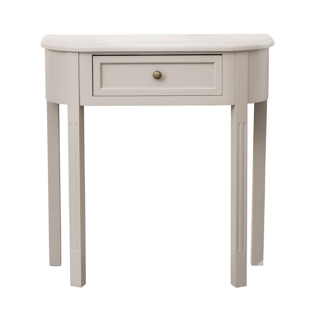 Grey Half Moon Table - Daventry Taupe-Grey Range | Melody Maison