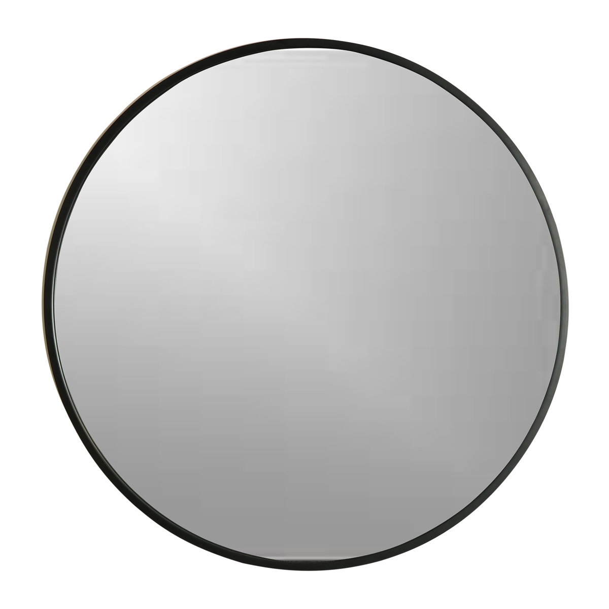 Large Round Black Wall Mirror | Melody Maison