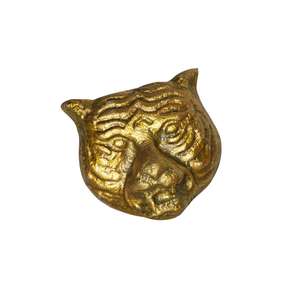 Gold Tiger Head Drawer Knob