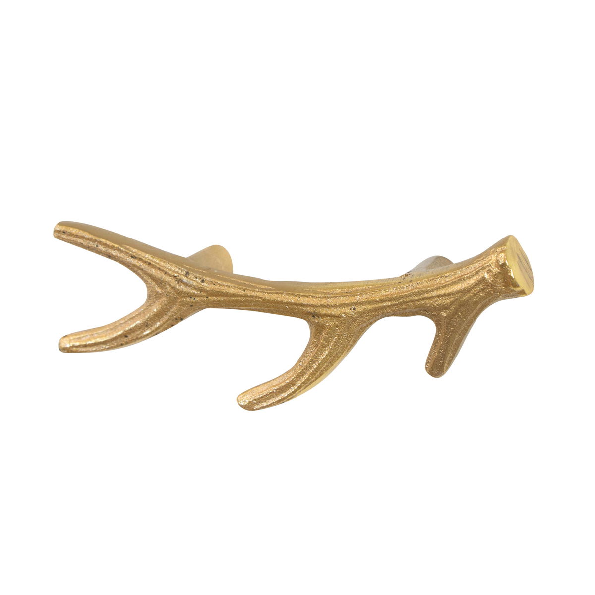 Gold Antler Drawer Knob