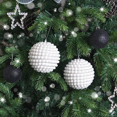 1pc Silver Colored Butterfly Bow Christmas Tree Decoration Pine