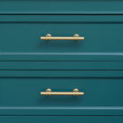 2 Drawer Large Teal Bedside Table