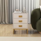 3 Drawer Bedside Table - Elle Stone Range