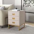 3 Drawer Bedside Table - Elle Stone Range