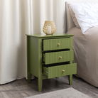 3 Drawer Bedside Table - Hales Green Range