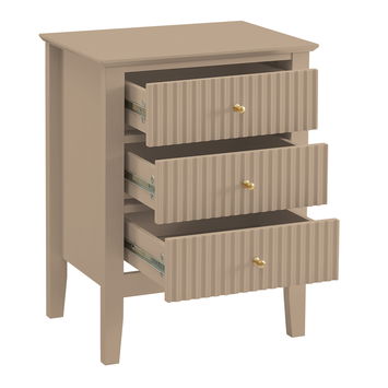 3 Drawer Bedside Table - Hales Nomad Range