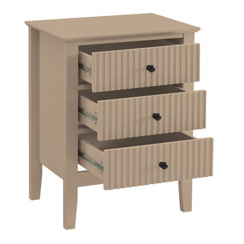 3 Drawer Bedside Table - Hales Nomad Range