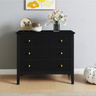 3 Drawer Chest of Drawers - Hales Black Range