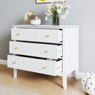 3 Drawer Chest of Drawers - Hales White Range