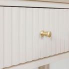3 Drawer Chest of Drawers, Tall 5 Drawer Bedside Table and Pair of 3 Drawer Bedside Tables - Hales Taupe Range