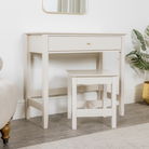 3 Drawer Chest of Drawers, Tall 5 Drawer Bedside Table, Pair of 3 Drawer Bedside Tables and Dressing Table Set - Hales Taupe Range