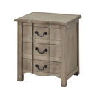 3 Drawer Wooden Bedside Table