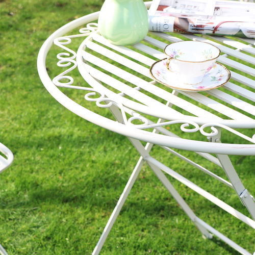 Antique Cream Bistro Set