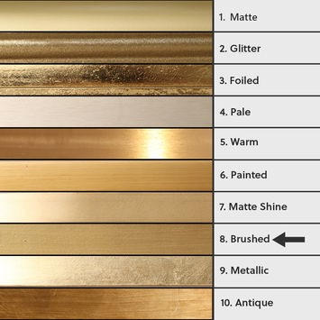 Antique Gold Arch Wall Mirror 70cm x 40cm