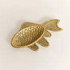 Antique Gold Fish Shaped Trinket Dish