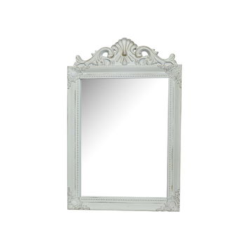 Antique Taupe Wall Mirror 36cm x 55cm