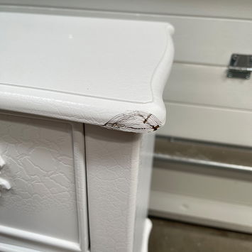 Antique White 7 Drawer Chest of Drawers - Pays Blanc Range