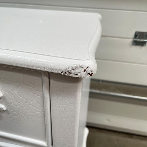 Antique White 7 Drawer Chest of Drawers - Pays Blanc Range - Damaged Second