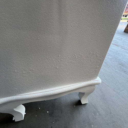 Antique White 7 Drawer Chest of Drawers - Pays Blanc Range - Damaged Seconds