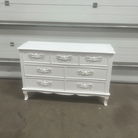Antique White 7 Drawer Chest of Drawers - Pays Blanc Range