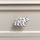 Antique White Bear Drawer Knob 