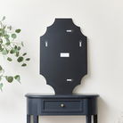 Ivory Geometric Framed Wall Mirror 80cm x 50cm