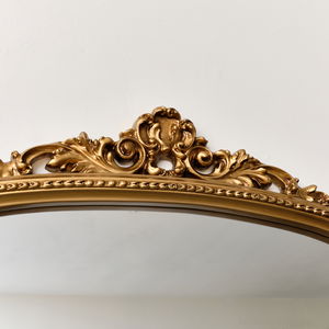 Arch Antique Gold Ornate Overmantle Mirror 88cm x 100cm
