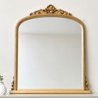 Arch Antique Gold Ornate Overmantle Mirror 88cm x 100cm