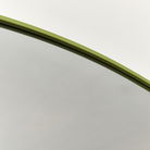 Green Metal Framed Arched Wall Mirror 90cm x 90cm