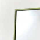 Large Green Thin Framed Wall/Leaner Mirror 60cm x 140cm
