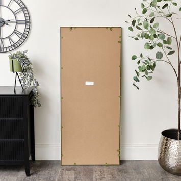 Large Green Thin Framed Wall/Leaner Mirror 60cm x 140cm