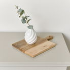 Rectangular Mango Wood Chopping Board with Heart Detail - 30cm