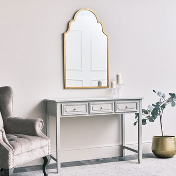 Arched Gold Wall Mirror 61cm x 101cm