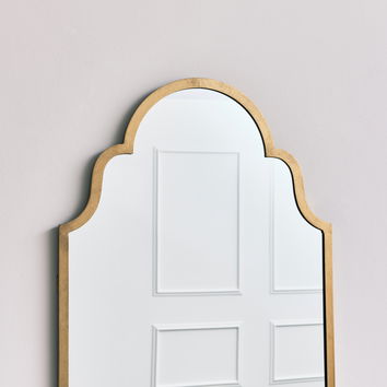 Arched Gold Wall Mirror 61cm x 101cm