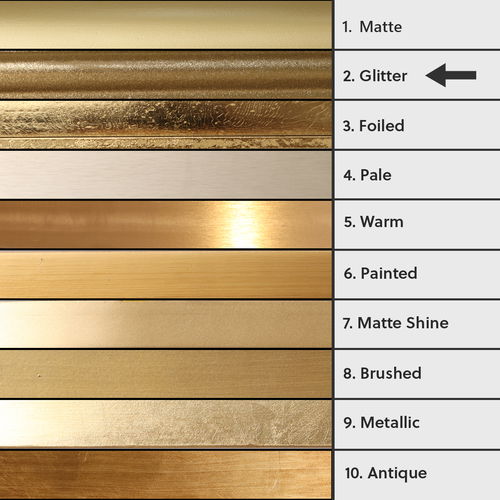 Arched Gold Wall Mirror 61cm x 101cm