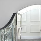 Arched Mirrored Dressing Table Triple Mirror