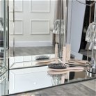 Arched Mirrored Dressing Table Triple Mirror