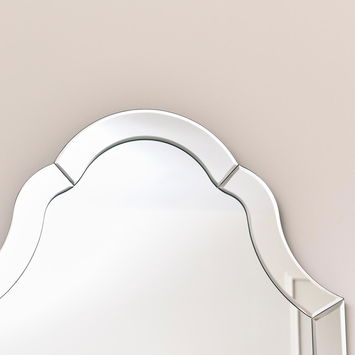 Arched Mirrored Framed Wall Mirror 60cm x 101cm