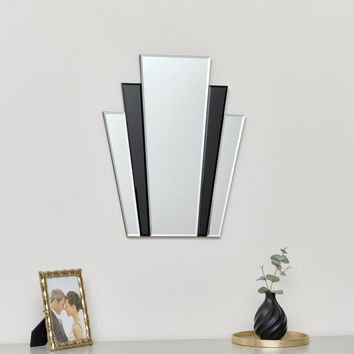 Art Deco Fan Wall Mirror