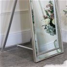Bevelled Freestanding Beaded Cheval Mirror 56cm x 168cm