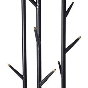 Black and Gold Coat Rack / Umbrella Stand