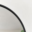 Black Framed Arch Wall Mirror 42cm x 156cm