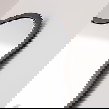 Black Full Length Wavy Mirror - 70cm x 165cm