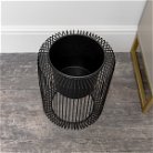 Black Metal Wire Planter Pot