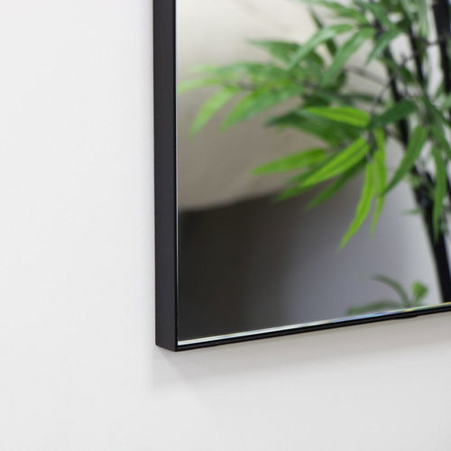 Black Wall Mirror 100cm x 50cm