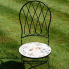 Black & White Mosaic Garden Table & Chairs Set