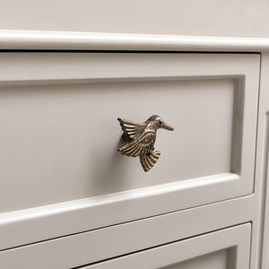 Bronze Humming Bird Drawer Knob