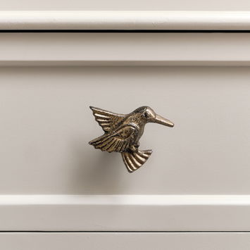 Bronze Humming Bird Drawer Knob 