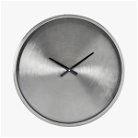 Brushed Nickel Round Wall Clock 50cm x 50cm