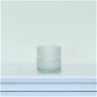 Clear Bubble Glass Tealight Candle Holder
